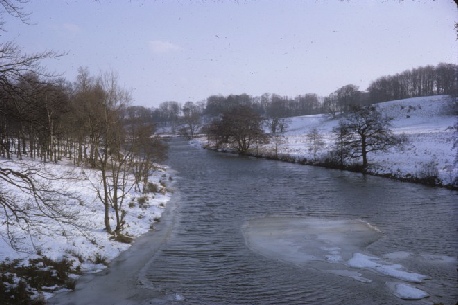 The River Aln at Alnwick.
