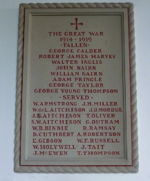 Edlingham War Memorial.