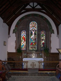 The Altar in St Anne, Ancroft.