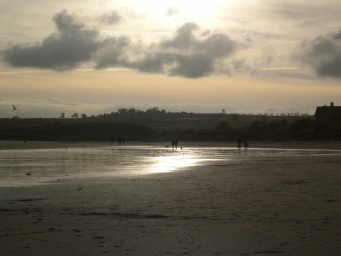 Sunset at Alnmouth.