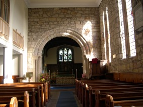 Inside St Mary, Belford.