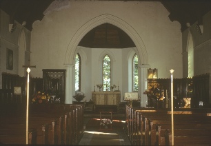 Inside Cambo Church. 