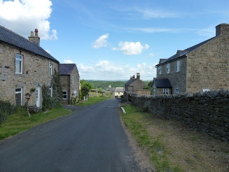 Entering Lambley Village.