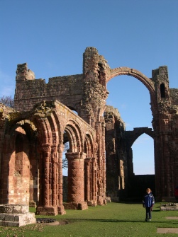 Ruins of Holy Island Priory.