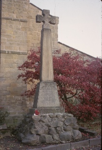 The war memorial in Bothal.
