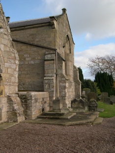 The entrance to St Bartholomew's Church in Whittingham.