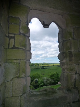View from Warkworth Castle.