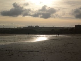 Sunset at Alnmouth.