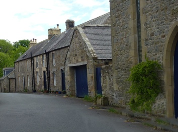Harbottle village.