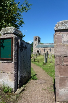 The gateway to Norham Church.