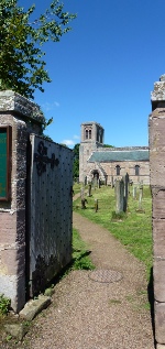 The gateway to Norham Church.