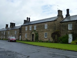 Stone cottages in Stamfordham.
