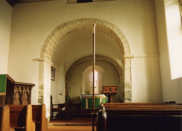 Interior of Thockrington Church.